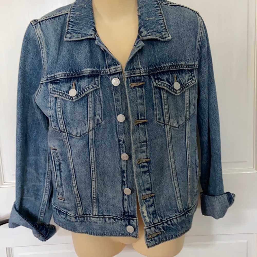 Lucky Brand Tomboy Trucker Jean Jacket Sz S